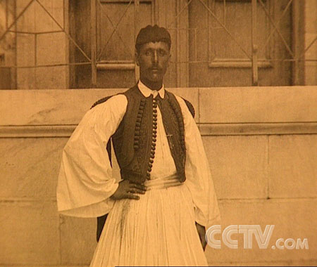 图文:第一届现代奥运会马拉松冠军路易斯