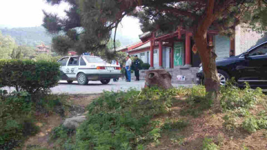 警察在现场