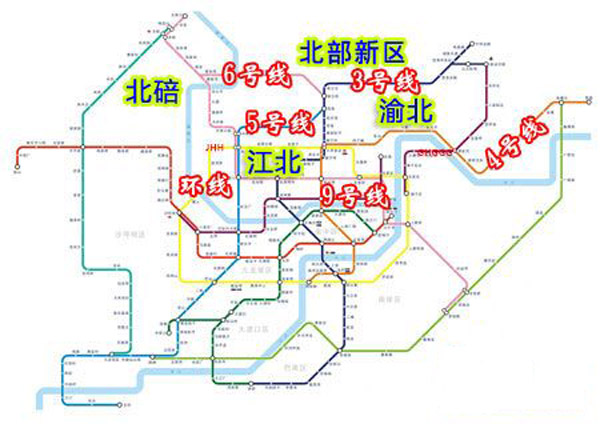 重庆地铁7号线线路图