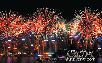 放烟花规模空前