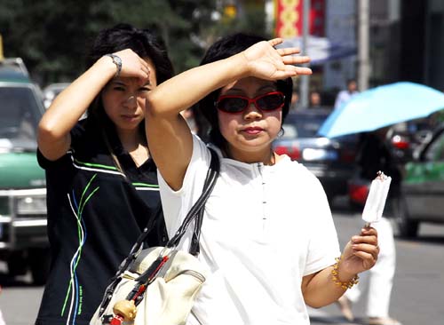 兰州市气象台发布首个高温橙色预警信号(图)