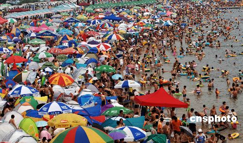 图:今夏大连气温比往年高0.7度