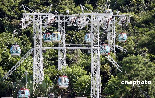 香港海洋公园主席表示:缆车停驶非严重事故(图