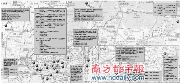 前9月诞10地王 月月刷新广州楼市版图
