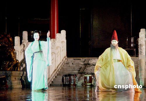 图:台湾汉唐乐府北京故宫复活《韩熙载夜宴图