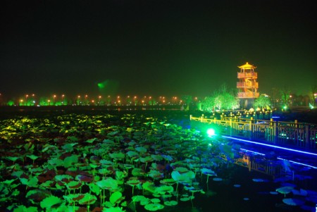 苏州“荷塘月色”湿地公园开园