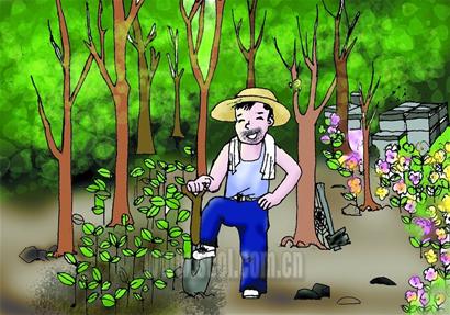 天保工程 让天府山绿水清天更蓝