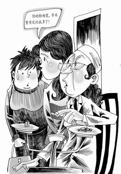 切骨瘦脸每克骨头收费5880元 北京一整形医院