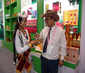 青海特色农畜产品亮相第五届国际农交会