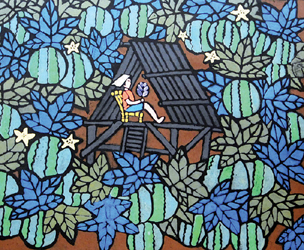 吹塑版画,杨行人的最爱