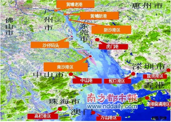 珠三角港口群雄并起