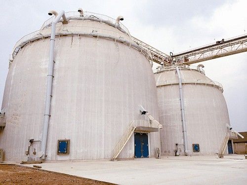 整体球形粮仓在山西太原新城国家粮食储备库建设完工,单仓设计容量为