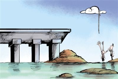 湖北省孝昌县交通局花了248万元,在澴水河东边建新桥.