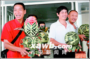 长安炮里4万吨西瓜上市(图)