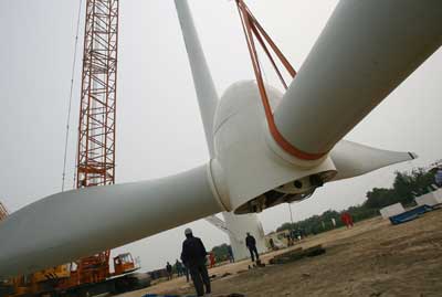首座大型风电场落户官厅 每年可提供一亿度绿