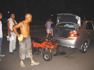 望江西路飙车再次发生事故 不少市民表示担心