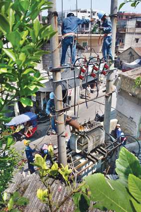 城区电网改造启动