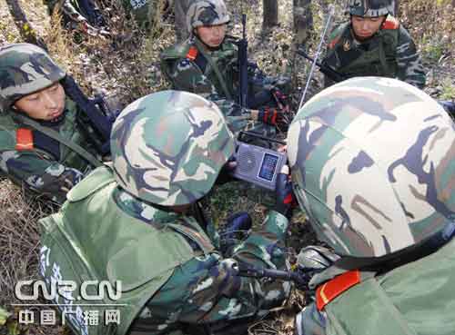 吉林边防部队为偏远执勤哨所配发小广播