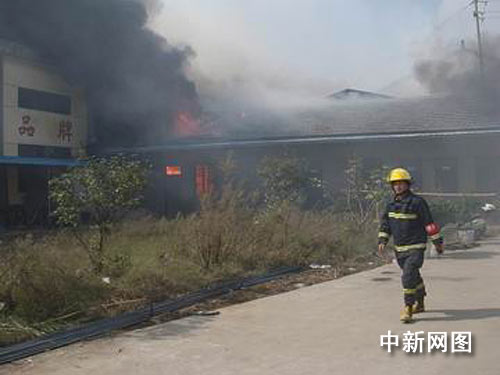 苏浙交界处一锅炉仓库发生爆炸事故1人死亡(图)