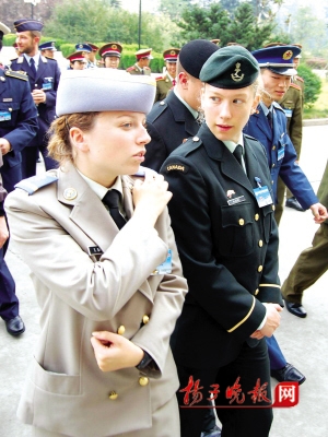 九国军校生聚南京