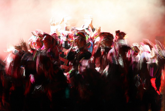 图文:杨丽萍携《云南印象》来到郑州