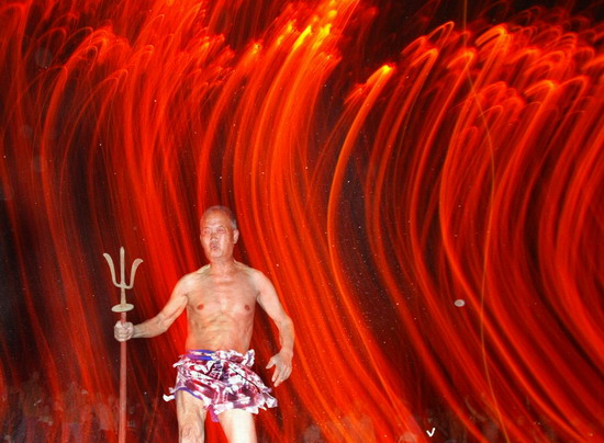 图文:浙江磐安炼火民俗活动