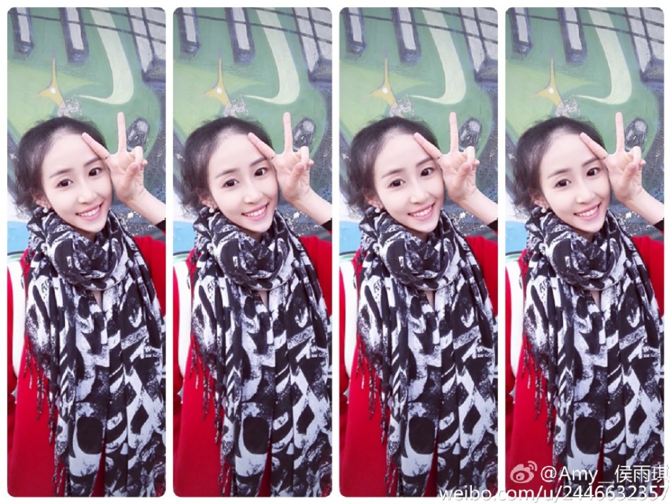 就读于四川音乐学院的校花Amy_候雨琪在晒出清新唯美写真,白嫩大...