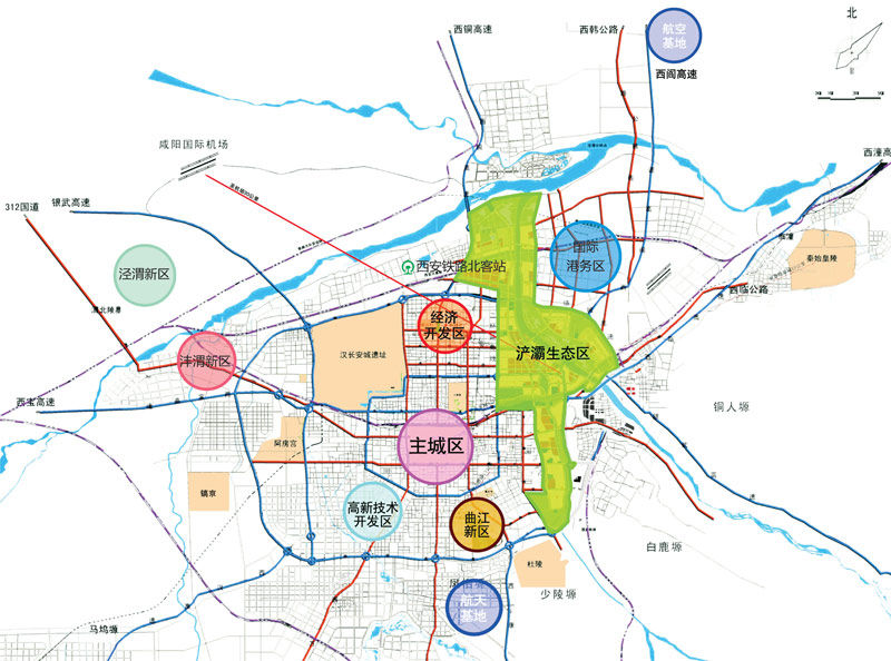 西安地图 高清