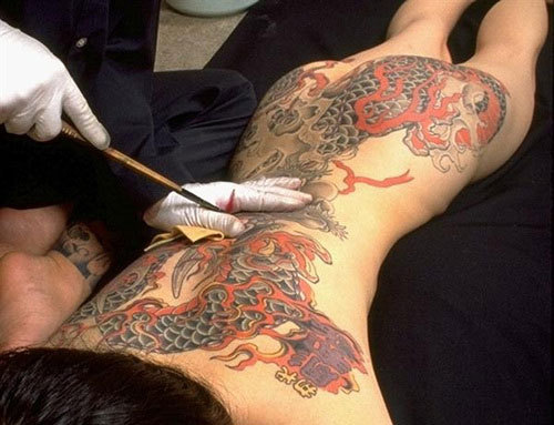 日本人口纹身_日本纹身