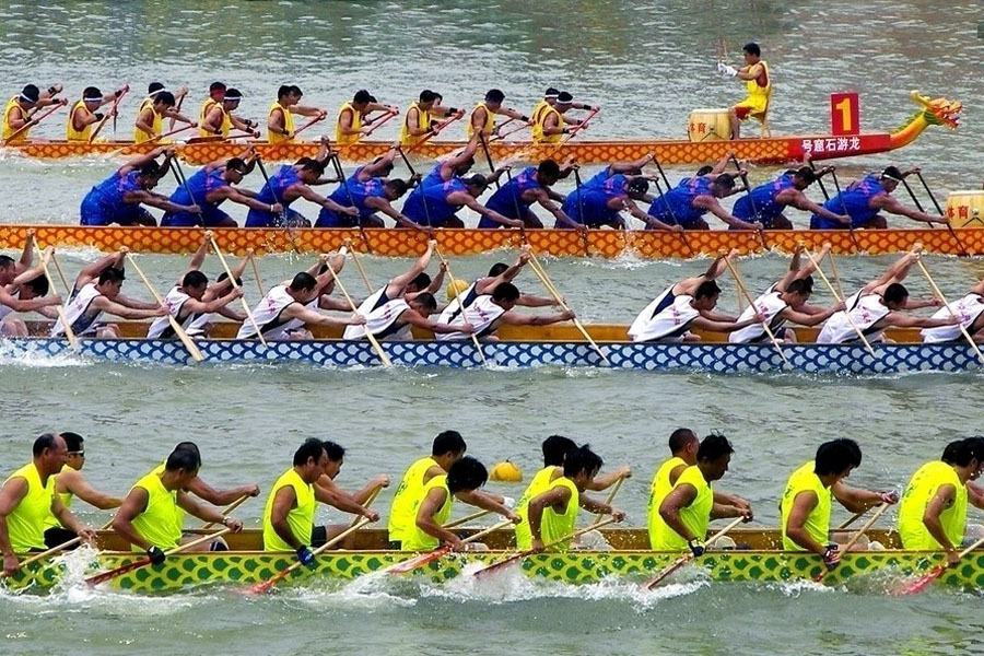 简短,赛龙舟的来历