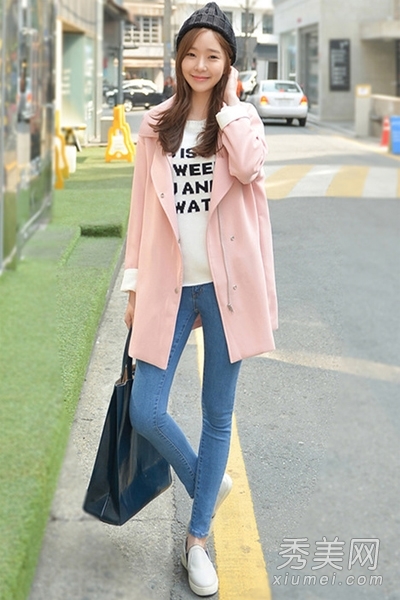 粉白色风衣(3)