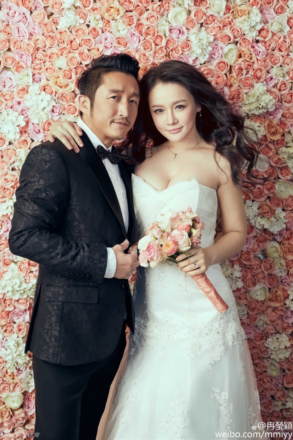 迪丽热巴的老公结婚照