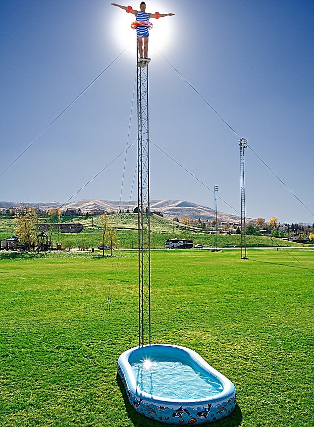 世界高度最高的浅池跳水冠军_跳水_天涯来吧