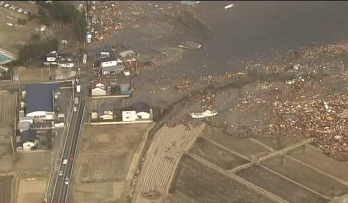 高清图集：日本近海8.9级地震引发海啸海浪高达10米