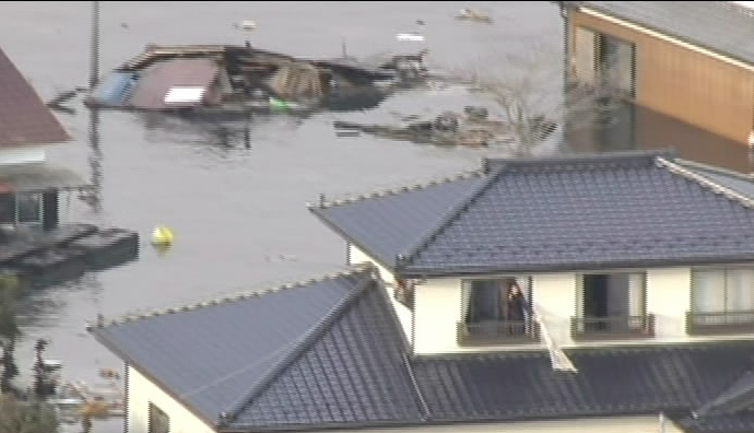 高清图集：日本近海8.9级地震引发海啸海浪高达10米