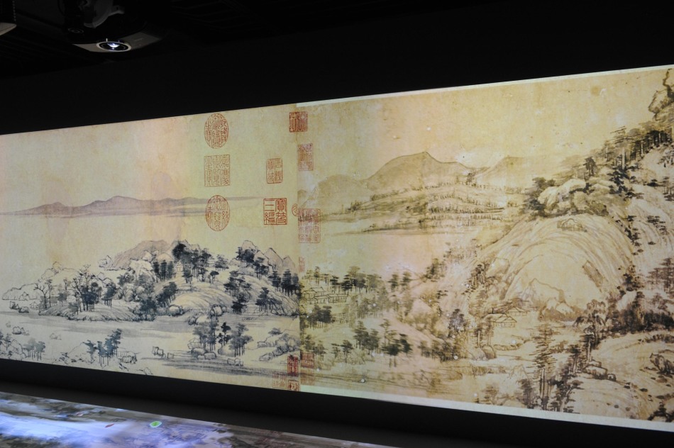 《富春山居图》在台北合璧展出_高清图集_新浪网