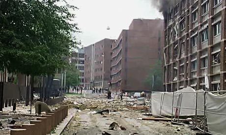 组图：挪威奥斯陆发生爆炸