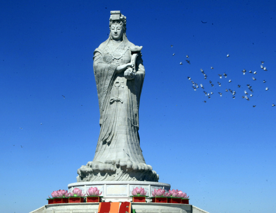 世界最高妈祖圣像在天津落成