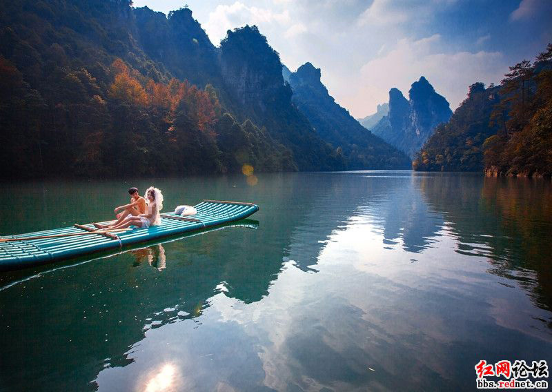 张家界婚纱照_婚纱照图片唯美