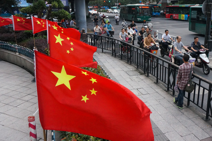 神州大地上的五星红旗 我的中国心