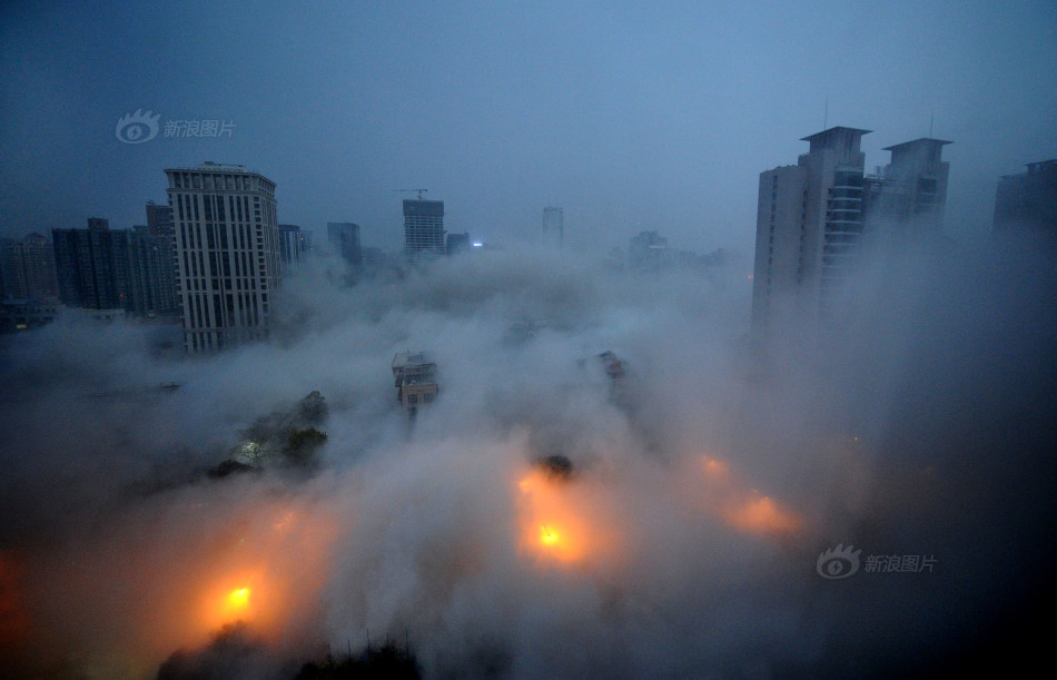  西安118米 高烂尾楼15秒 爆破 拆除 - 新闻频道 -