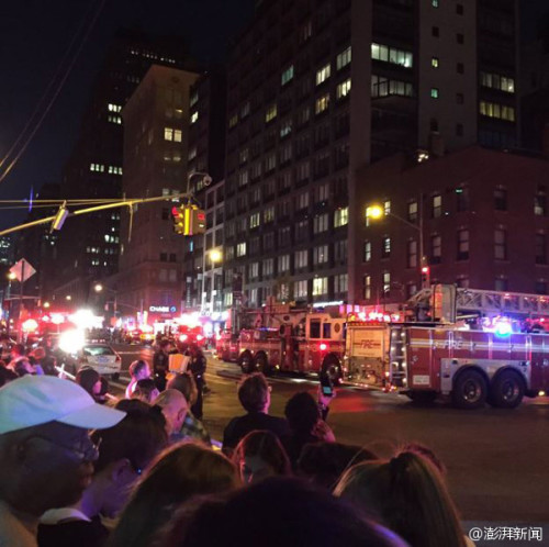 纽约发生爆炸 至少25人受伤