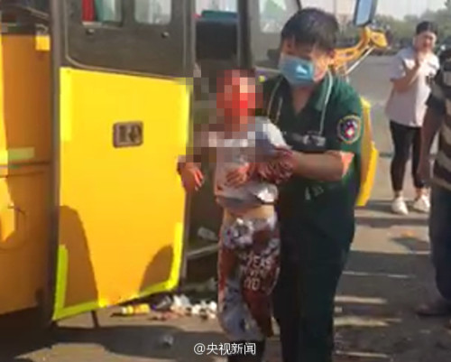 河南睢县校车事故已致2名儿童身亡-仪征教育信息网