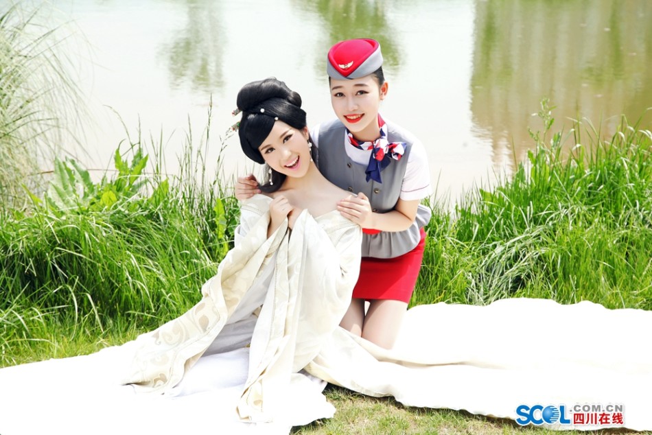 美女汉服应聘空姐(3)图片 美女汉服应聘空姐(3