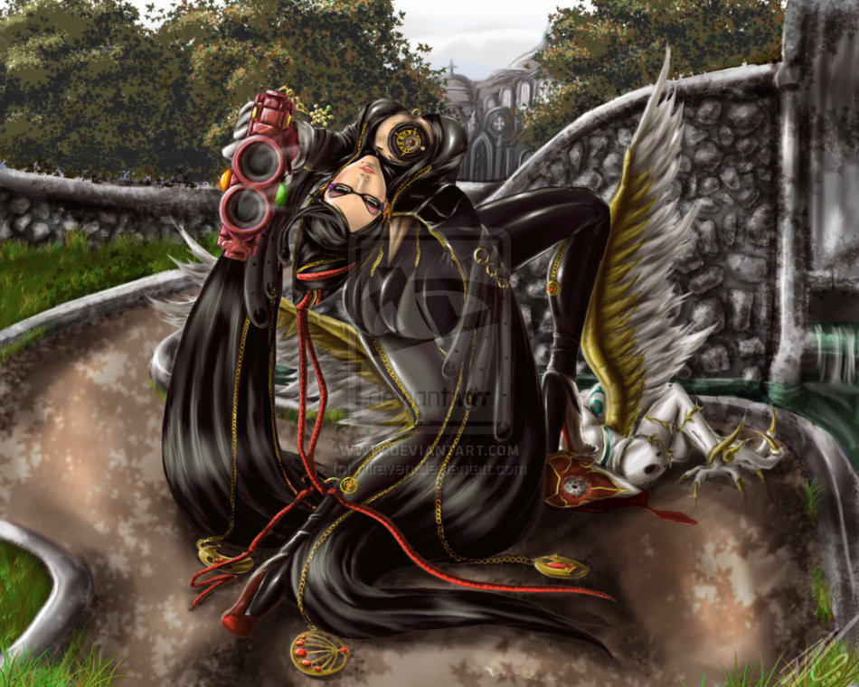 《猎天使魔女》玩家插画选