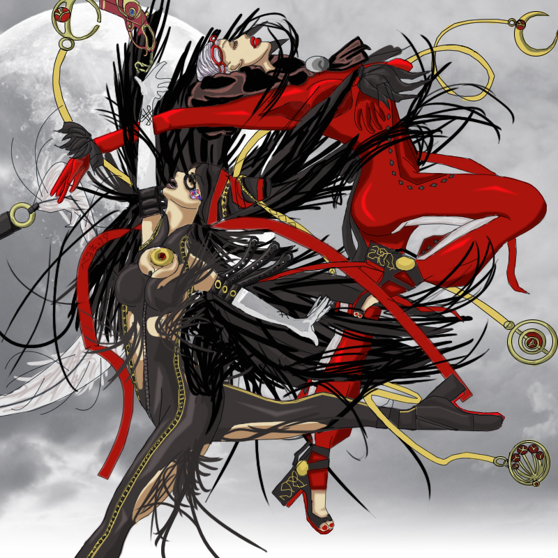 《猎天使魔女》玩家插画选