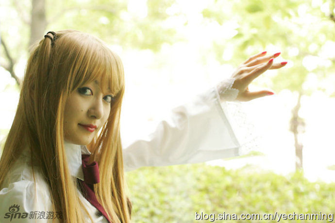 【cosplay】《死亡笔记》金发学生妹弥海砂