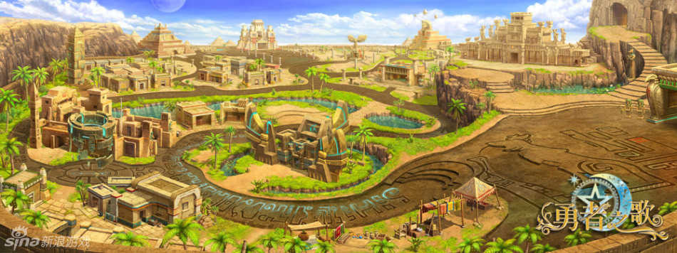 《勇者之歌》游戏原画 - 游戏频道|佛山E家