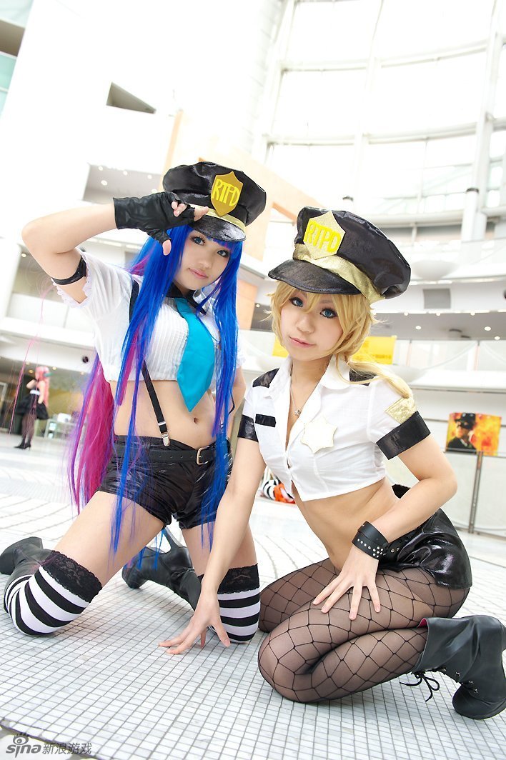 《吊带袜天使》<em>堕落</em>天使<em>姐妹</em>警察装COS - 游戏