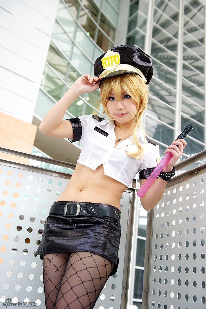 《吊带袜天使》<em>堕落</em>天使<em>姐妹</em>警察装cos